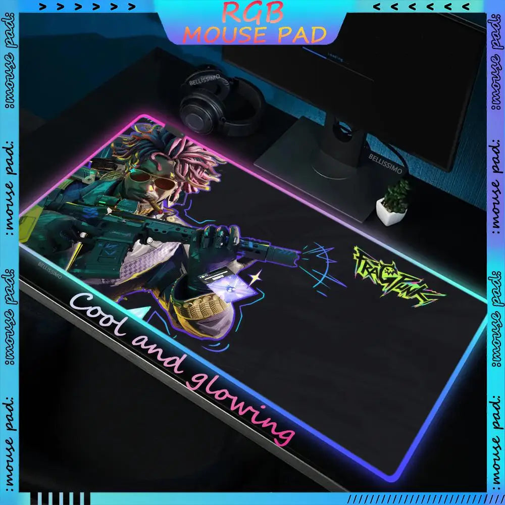 FragPunk Broker Lancer RGB Mouse Pad